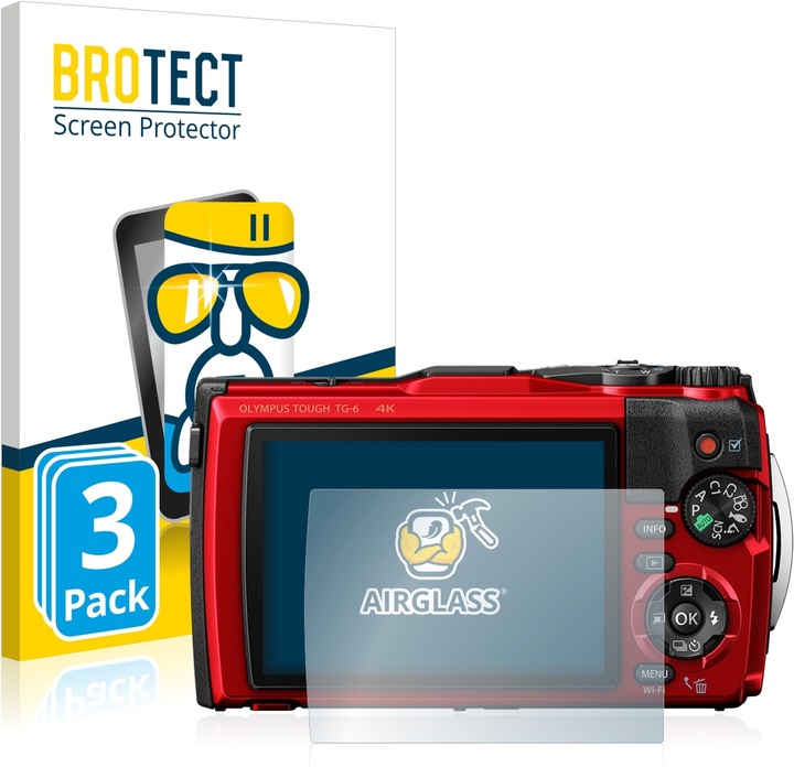 BROTECT AirGlass Panzerglasfolie (Displayschutz, Tough TG-6)