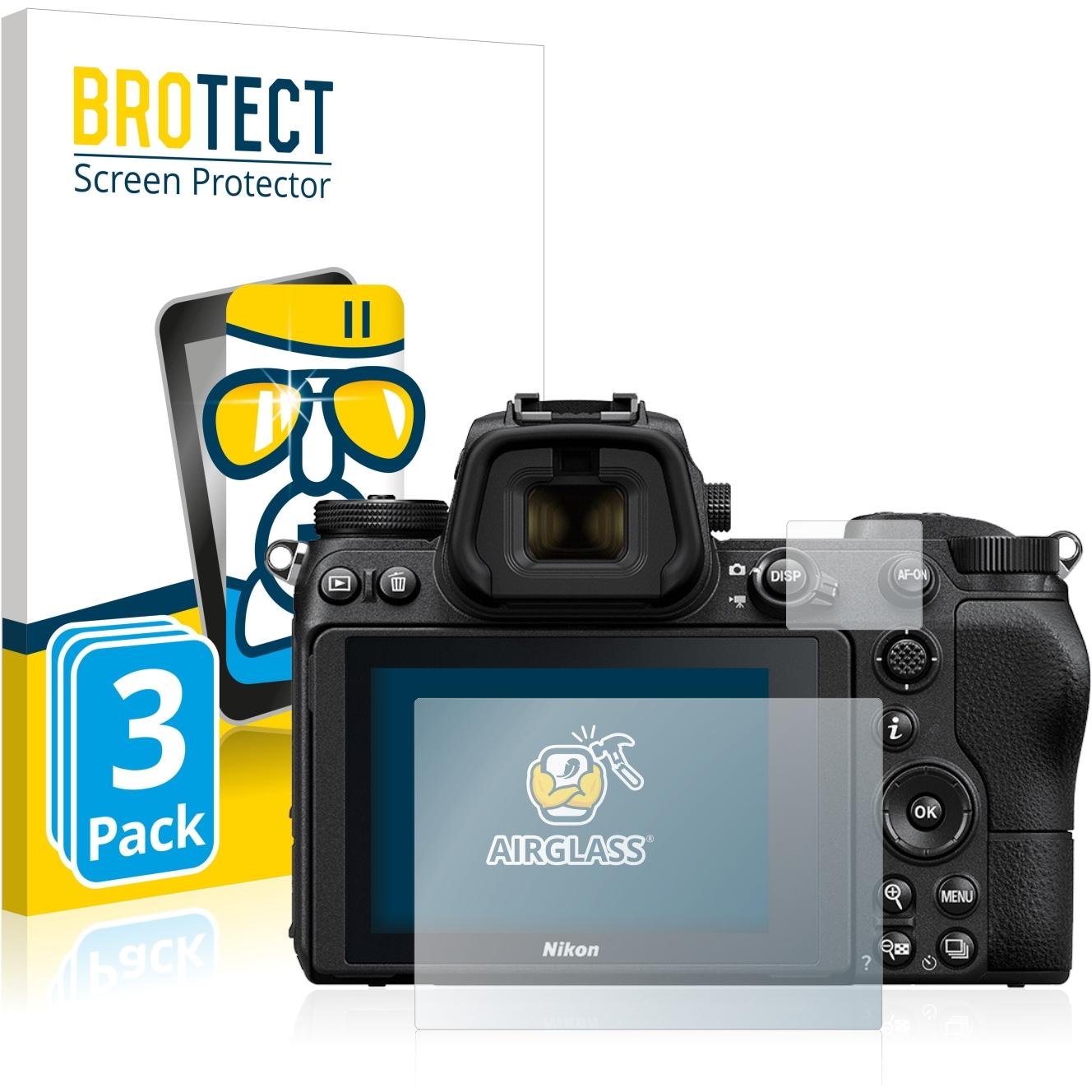 BROTECT AirGlass Panzerglasfolie (Displayschutz, Z6), Kameraschutz