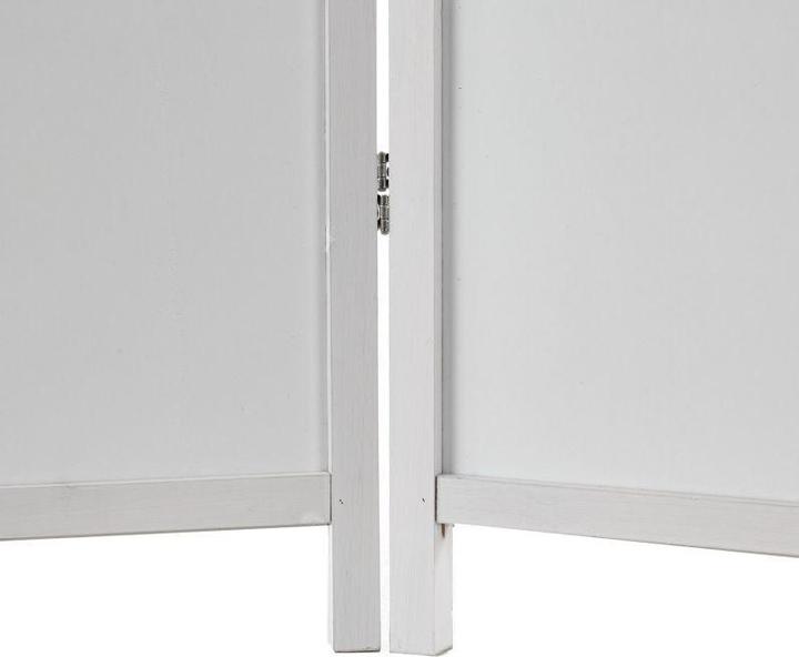 Actual product image Greendeco 3 Partition Wood Partition Spanish Wall Privacy Screen White