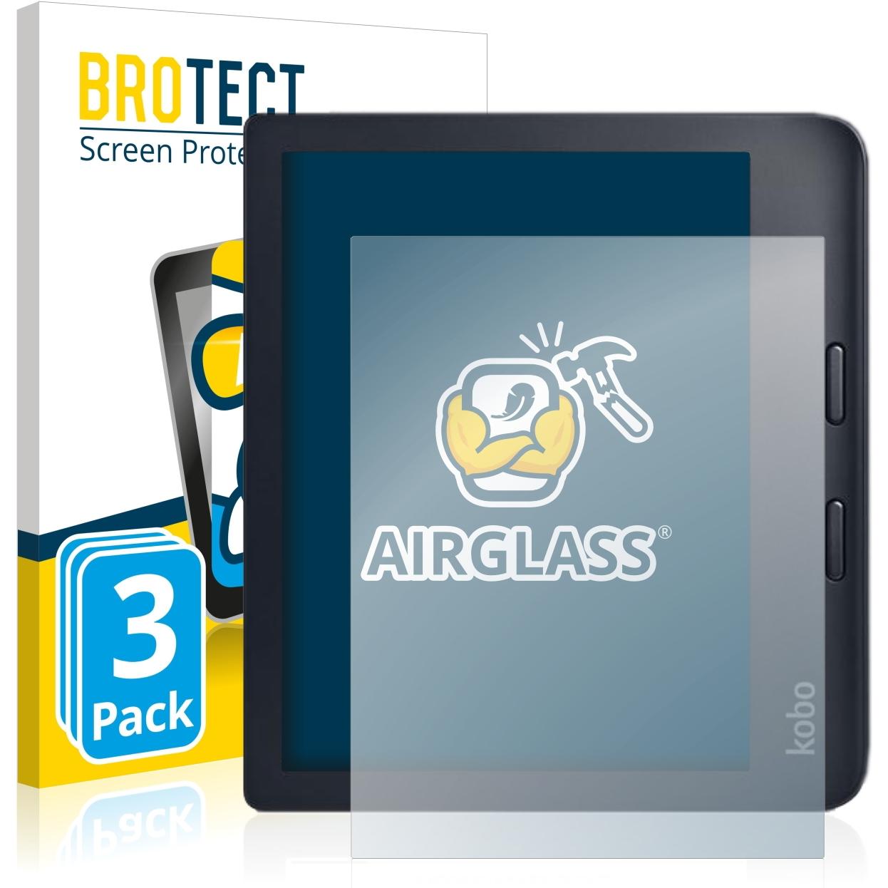 BROTECT AirGlass Panzerglasfolie (Libra 2), eReader Zubehör, Transparent