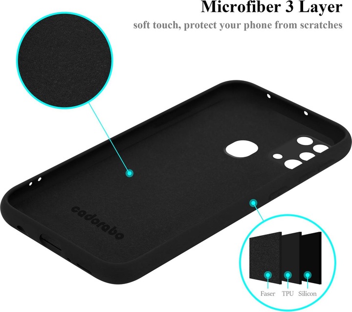 Produktbild Cadorabo TPU Liquid Silicone Case Cover (Samsung Galaxy M31)
