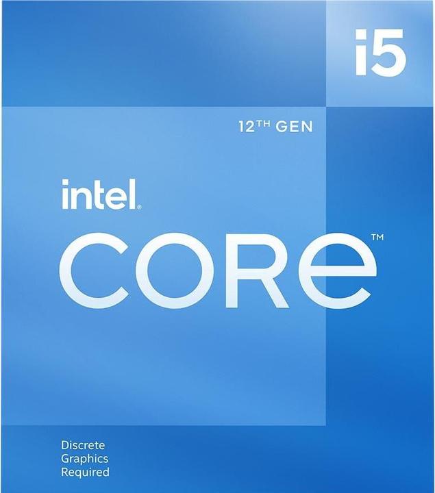 Actual product image Intel Core i5-12400F (LGA 1700, 2.50 GHz, 6 -Core)