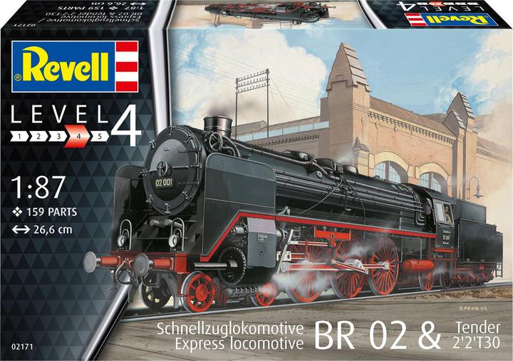 Actual product image Revell Express locomotive BR 02 & Tender 2'2'T30
