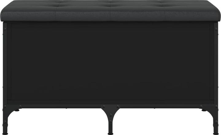 Actual product image VidaXL Bench with storage space black 82x42x45 cm (42 cm)