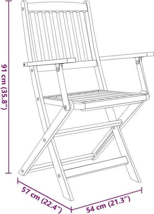 Produktbild vidaXL Gartenmöbel (160 x 85 x 74 cm)