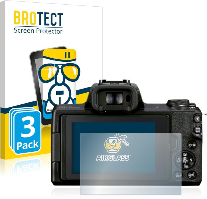 Bruni Schutzfolie Für Panasonic Lumix DC-TZ91 - 2x Clear Display-Schutz, Blasenfrei & Präzise Passform
