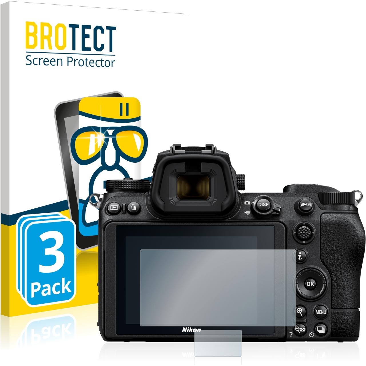 BROTECT AirGlass Panzerglasfolie (Displayschutz, Z6 II), Kameraschutz