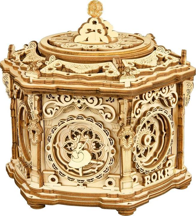 Image du produit Robotime - Muziekdoos - Bricolage - 3D - Jardin secret - Houten Modelbouw