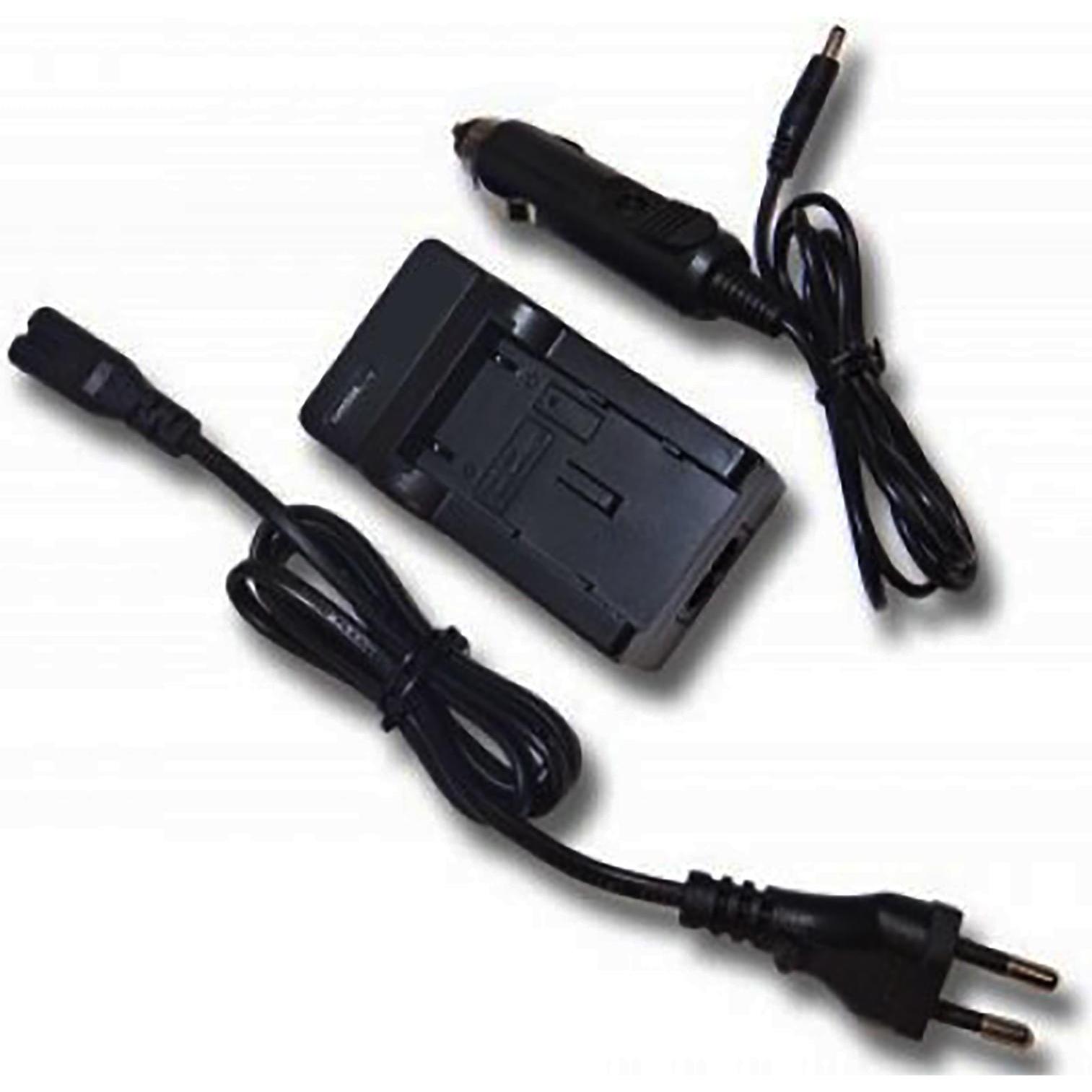 AGI Ladegerät kompatibel mit Panasonic NV-GS 1 (Ladegerät), Kamera Stromversorgung, Schwarz