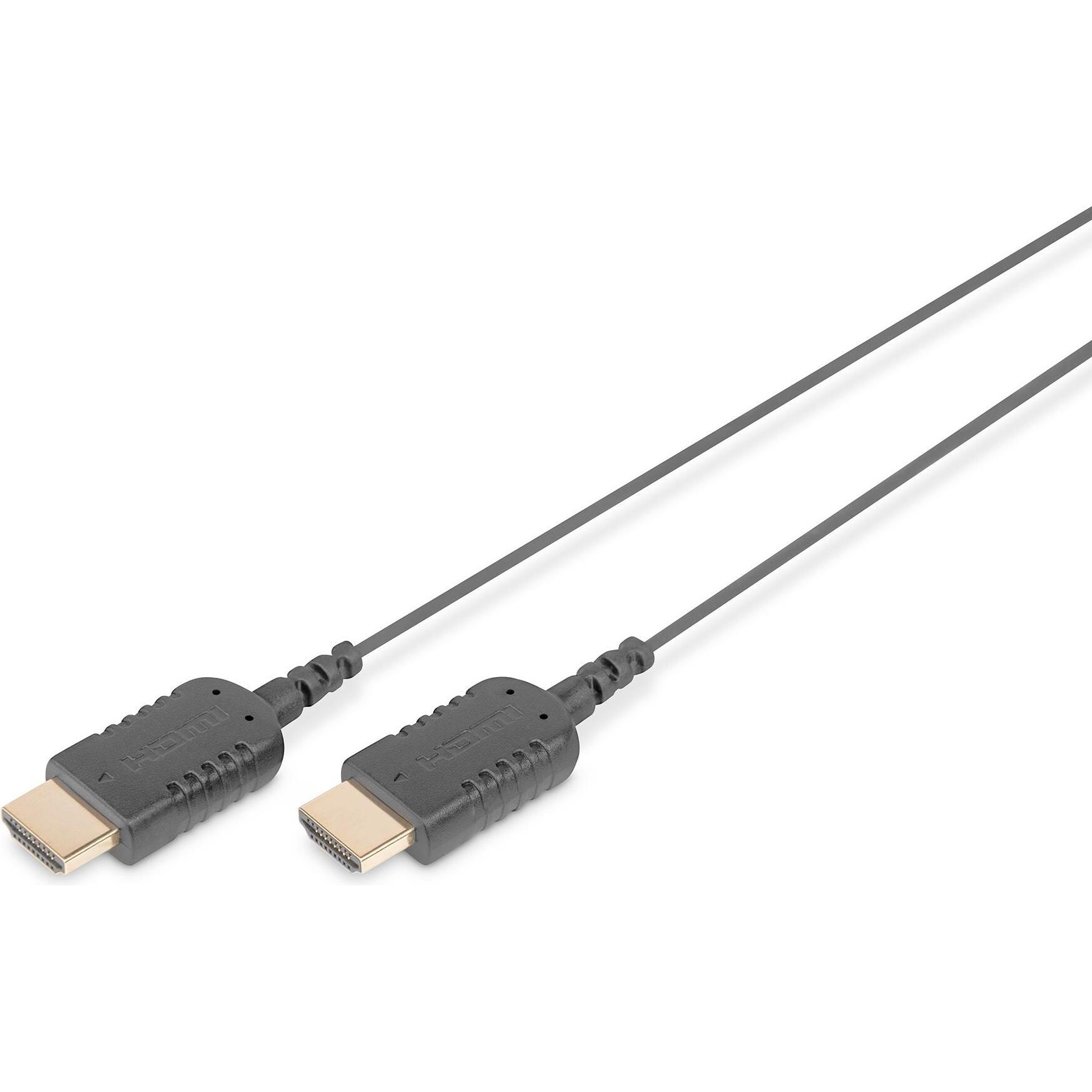 Digitus HDMI (Typ A) — HDMI (Typ A) (2 m), Cavo video, Nero