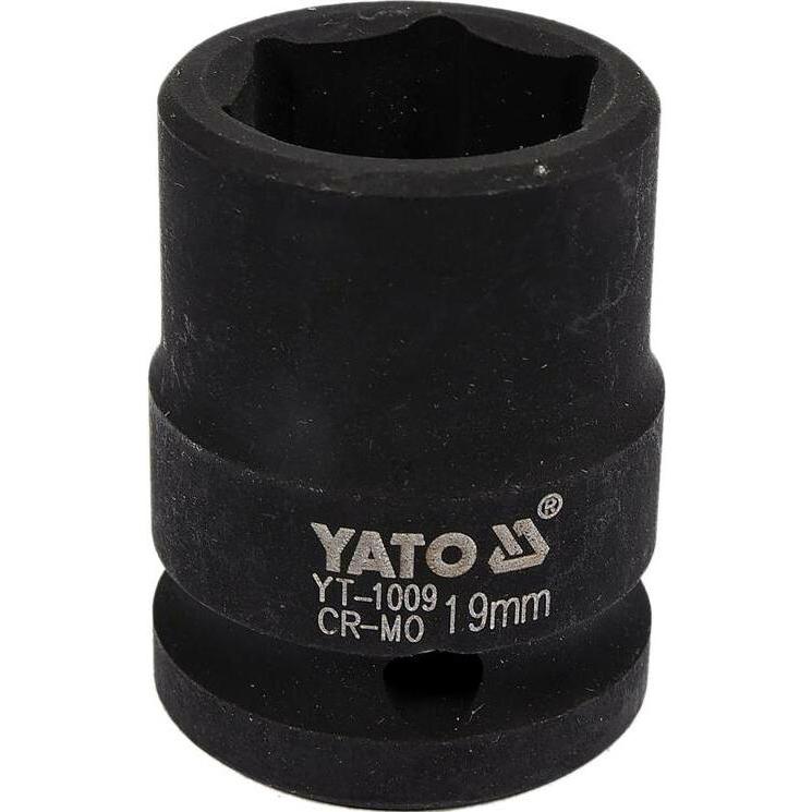 Yato, Steckschlüssel + Stecknuss, NASADKA UDAROWA SZEŚCIOKĄTNA 1/2" KRÓTKA 19mm