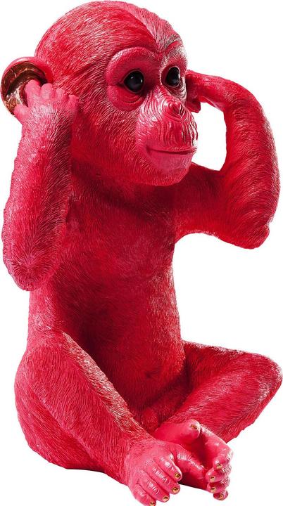 Produktbild Kare Design Spardose Monkey Kikazaru Rot