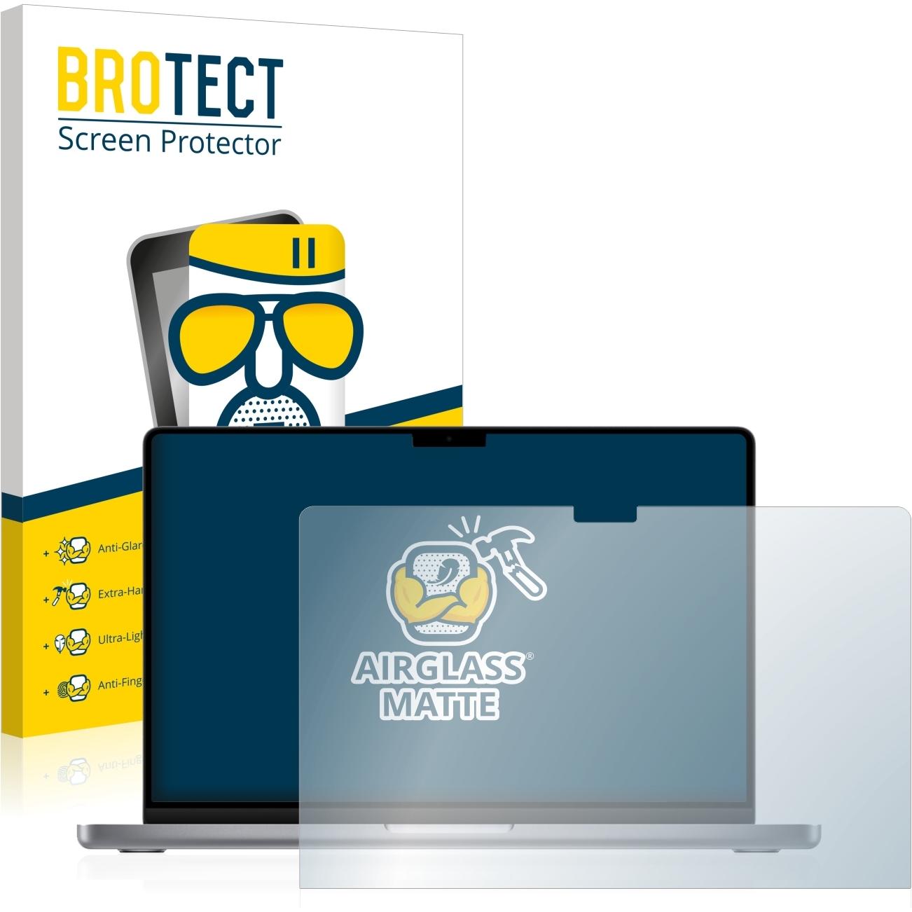 BROTECT AirGlass Panzerglasfolie Matt (14"), Notebook Schutzfolie