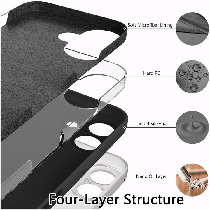 Actual product image Cbx Silicone case for iPhone 16 (Apple iPhone 16)