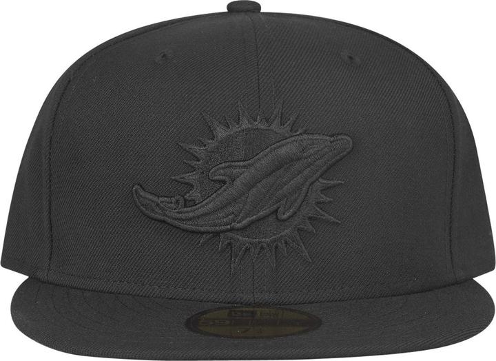 Produktbild New Era 59Fifty Cap - NFL BLACK Miami Dolphins - 6 7/8 (6 7/8)