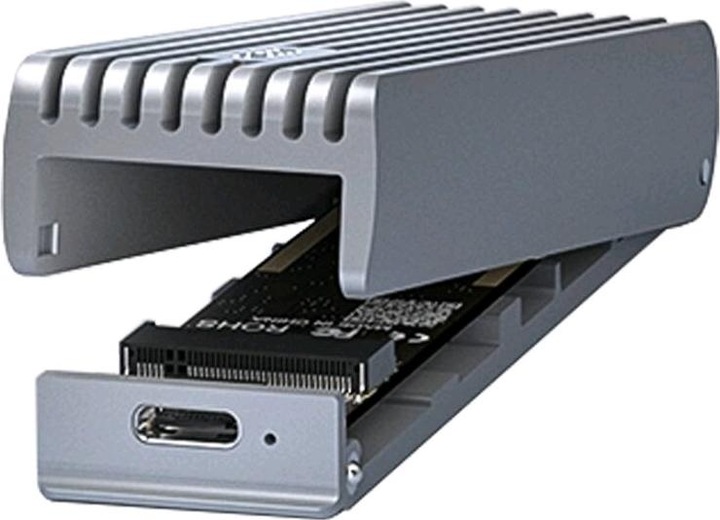 Productafbeelding Fideco SSD M.2 NVMe schijfbehuizing 10Gbps M211 (USB-C/USB 3.2) (M.2 22110)