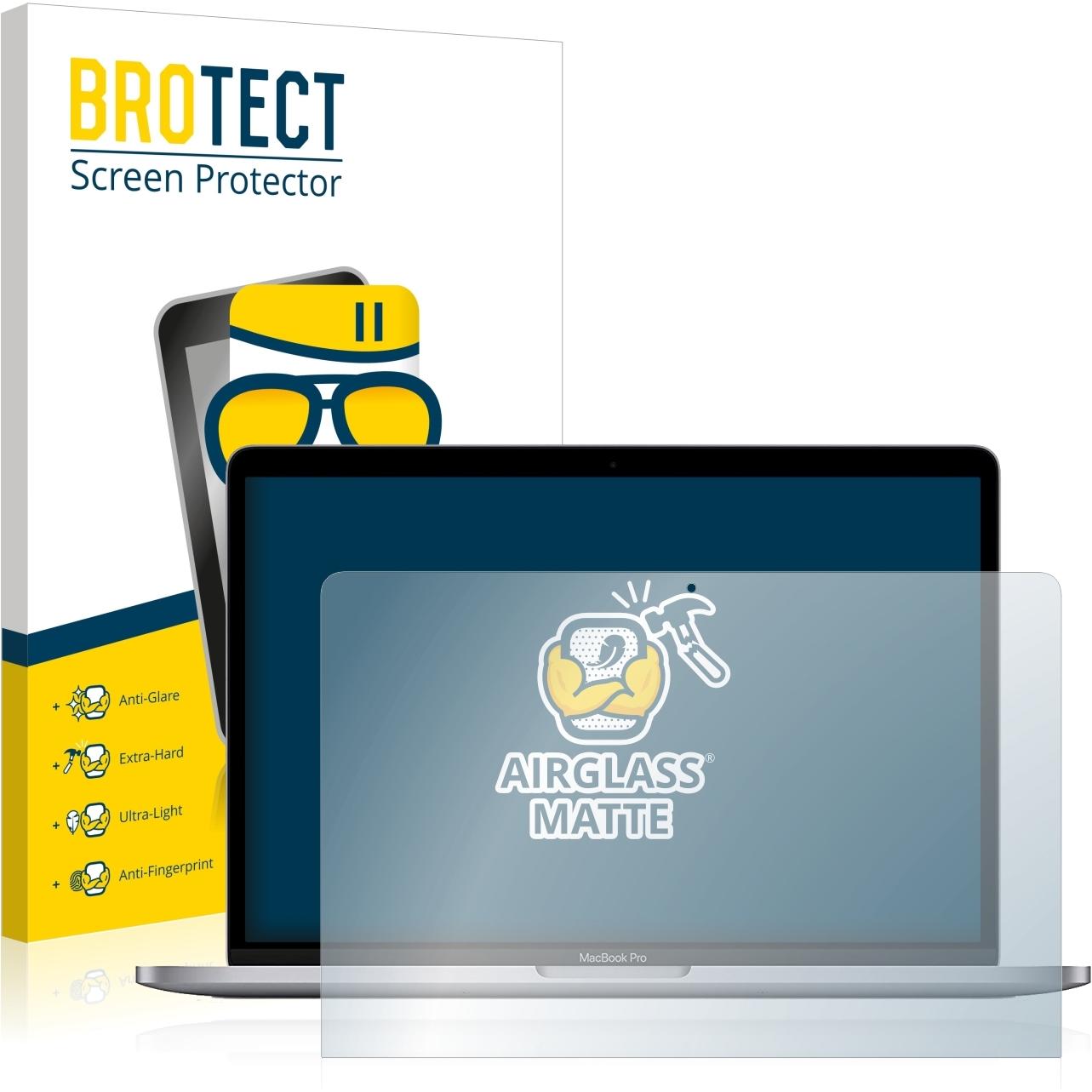 BROTECT AirGlass Panzerglasfolie Matt (13"), Notebook Schutzfolie