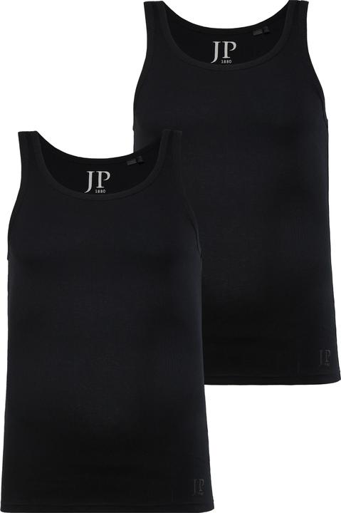 Image du produit JP1880 Lot de 2 maillots de corps JP 1880, en jersey bord-côte, sans manches - jusqu'au 8 XL (3XL)