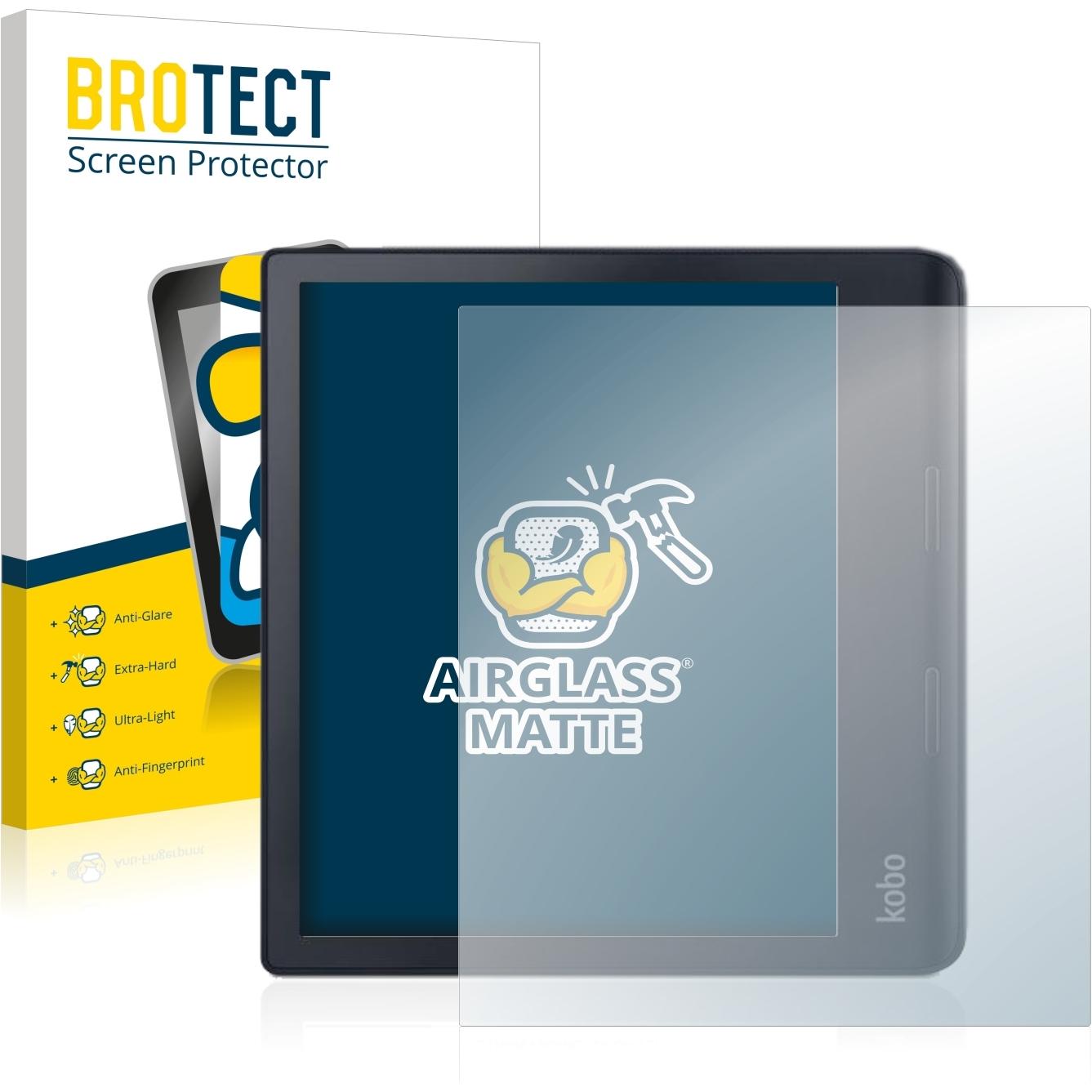 BROTECT AirGlass Panzerglasfolie Matt (Sage), eReader Zubehör, Grau