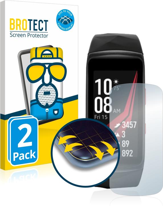 Produktbild BROTECT Full-Cover Displayschutz Matt (Gear Fit 2 Pro)