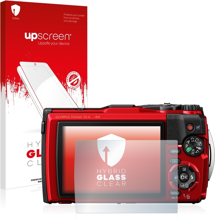 upscreen Scratch Shield Panzerglasfolie (Displayschutz, Tough TG-6)