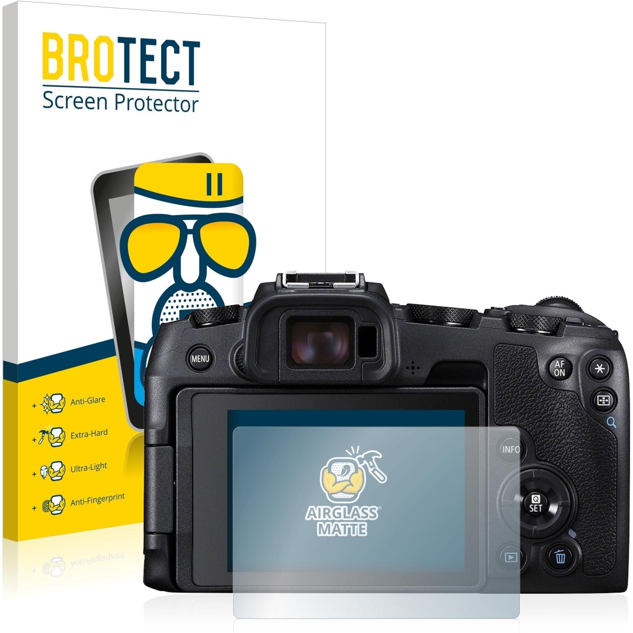 BROTECT AirGlass Panzerglasfolie Matt (Displayschutz, EOS RP), Kameraschutz