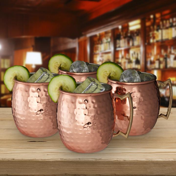 Image du produit Relaxdays Gobelet (5 dl, 4 x, Gobelet Moscow Mule)