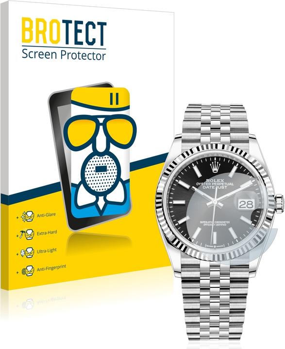 Produktbild BROTECT AirGlass Panzerglasfolie Matt (Datejust 36)