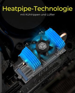 Actual product image Icy Box Kühlkörper IcyBox SSD M.2 schwengbar