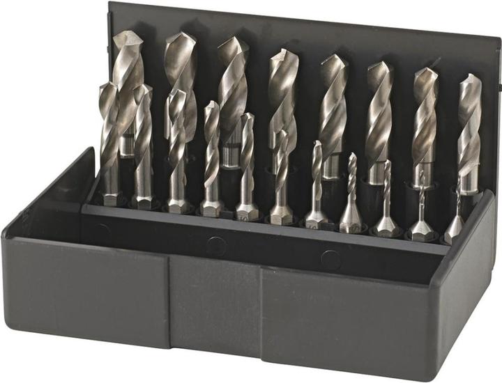 Produktbild Völkel Spiralbohrersatz HSS-G (1 mm, 1.5 mm, 10 mm, 2 mm, 2.5 mm, 3 mm, 3.5 mm, 4 mm, 4.5 mm, 5 mm, 5.5 mm, 6 mm, 6.5 mm, 7 mm, 7.5 mm, 8 mm, 8.5 mm, 9 mm, 9.5 mm)