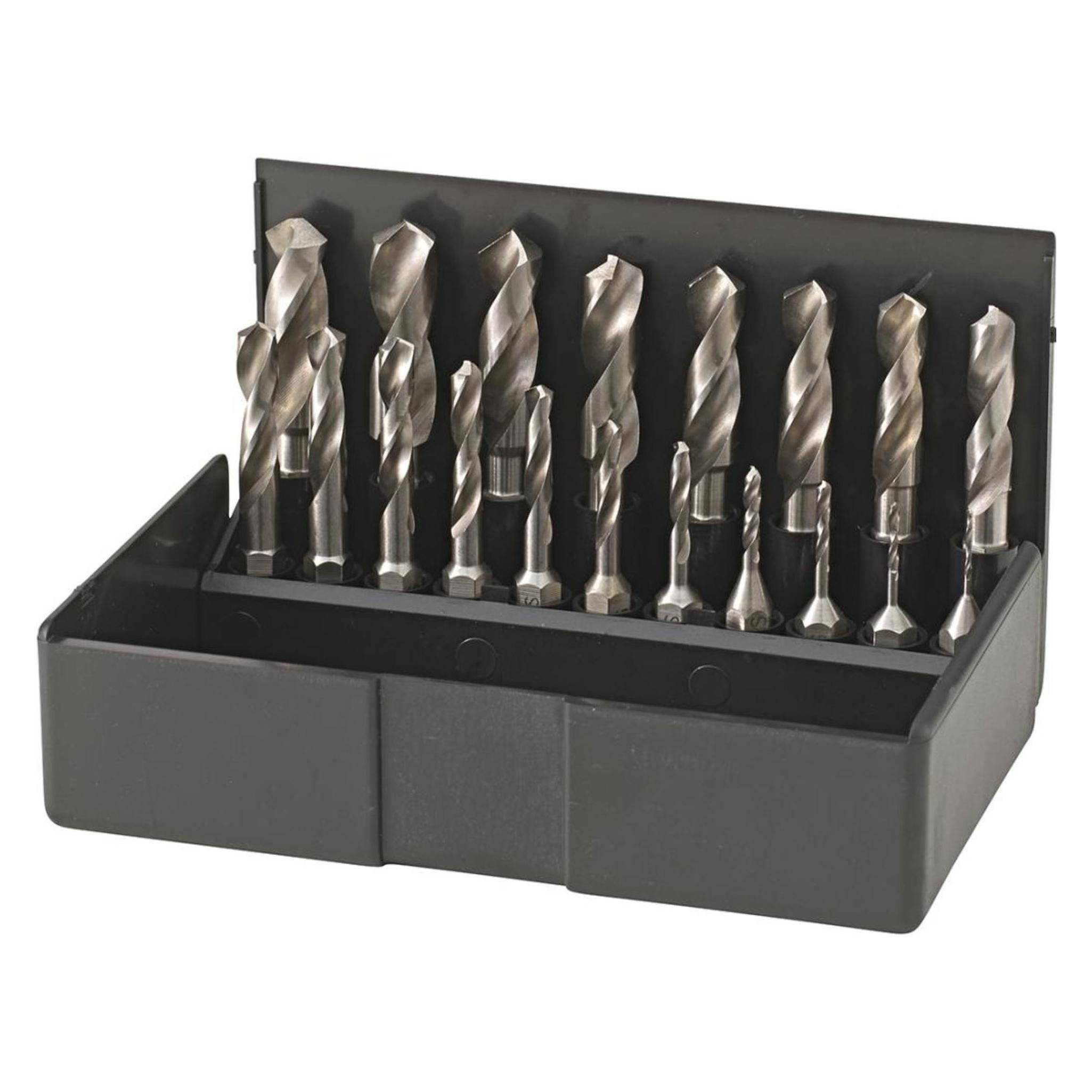 Völkel, Boorbitje, Draaiboorset Hss-G (1 Mm, 1, 5 Mm, 2 Mm, 2, 5 Mm, 3 Mm, 3, 5 Mm, 4 Mm, 4, 5 Mm, 5 Mm, 5, 5 Mm, 6 Mm, 6, 5 Mm, 7 Mm, 7, 5 Mm, 8 Mm,