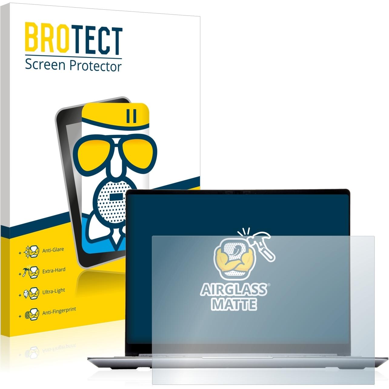 BROTECT AirGlass Panzerglasfolie Matt (13"), Notebook Schutzfolie