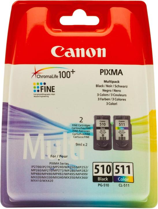 Productafbeelding Canon PG-510/CL-511 Multipack (Kleur, BK)