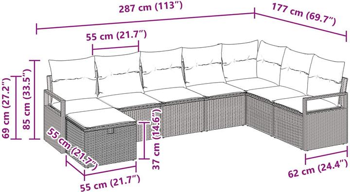 Produktbild vidaXL gartenmöbel