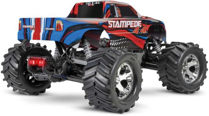 Produktbild Traxxas Stampede 4x4 rot RTR mit Akku LED-Licht (RTR Ready-to-Run)