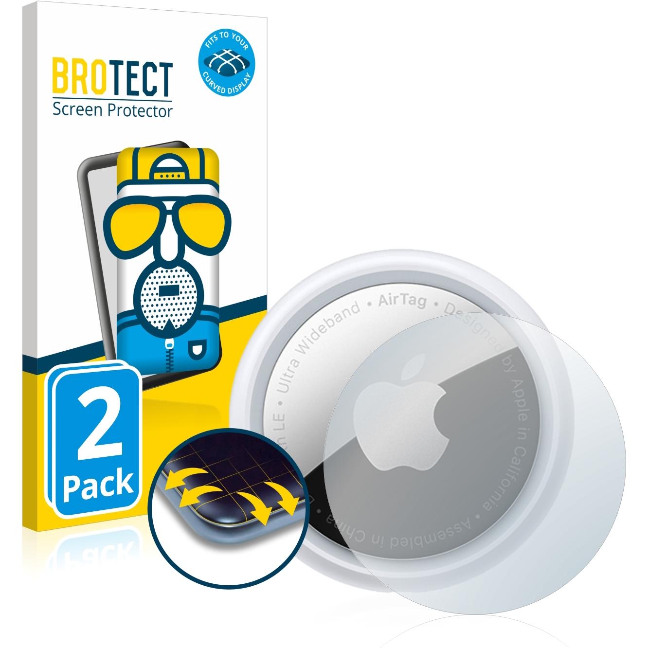 BROTECT Full-Cover Displayschutz Matt, Smartwatch Schutzfolie, Grau