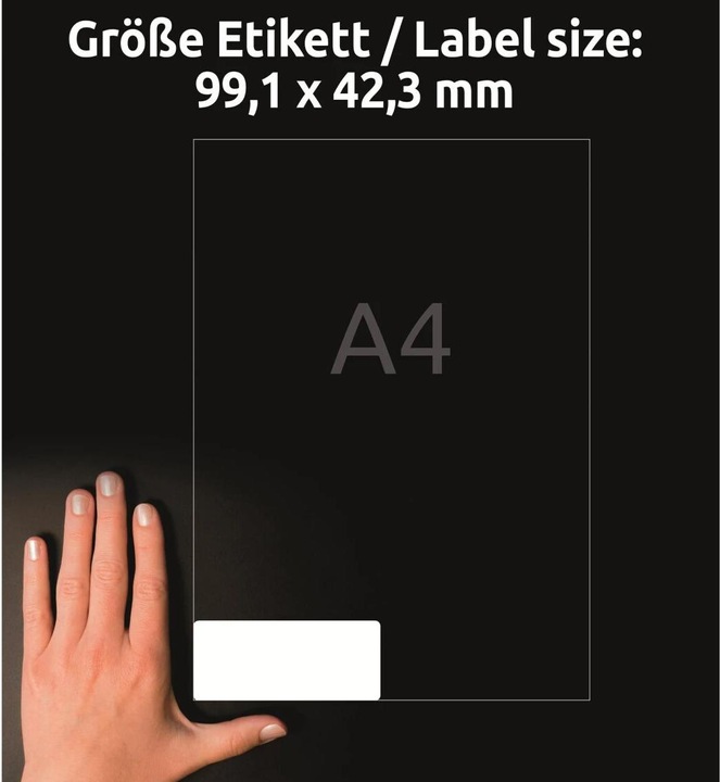 Actual product image Avery Universal labels, ablösbar