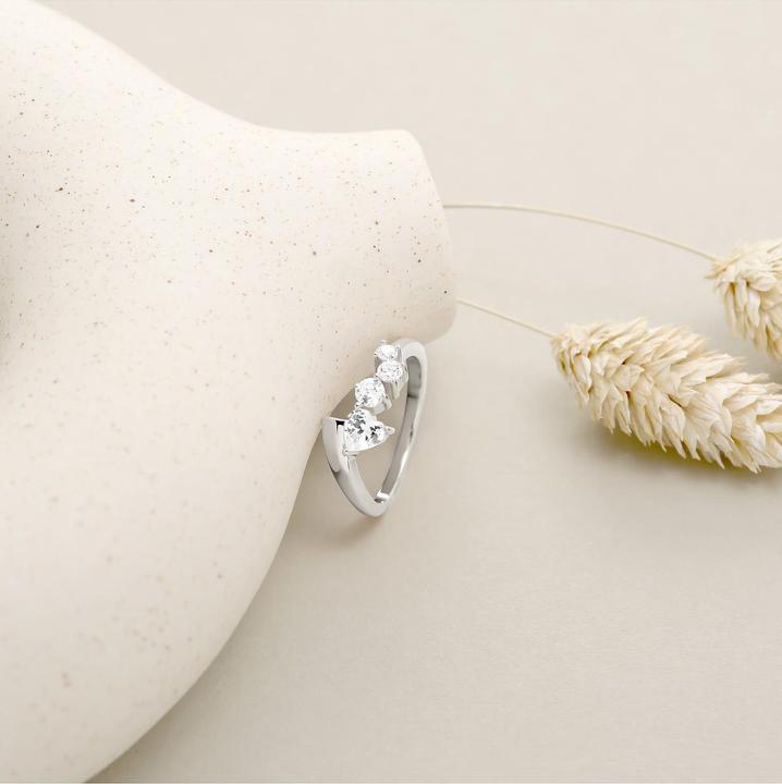 Produktbild Jette Damenring METEOR (63, 925 Silber)