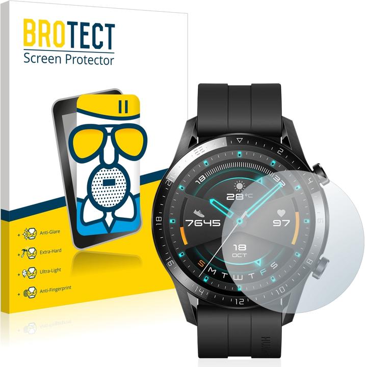 Produktbild BROTECT AirGlass Panzerglasfolie Matt (Watch GT 2)