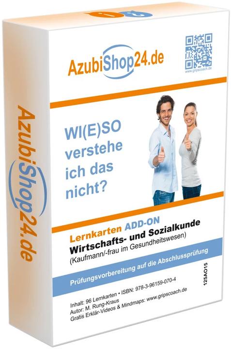 Produktbild AzubiShop24.de Lernkarten Kaufmann / Kauffrau im Gesundheitswesen. Maxi-Paket (Deutsch, Jochen Grünwald, Michaela Rung-Kraus, Uwe Müller, 2024)