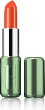 Actual product image Clinique Pop Longwear Lipstick Shine Rev it up Coral (Flame Pop)