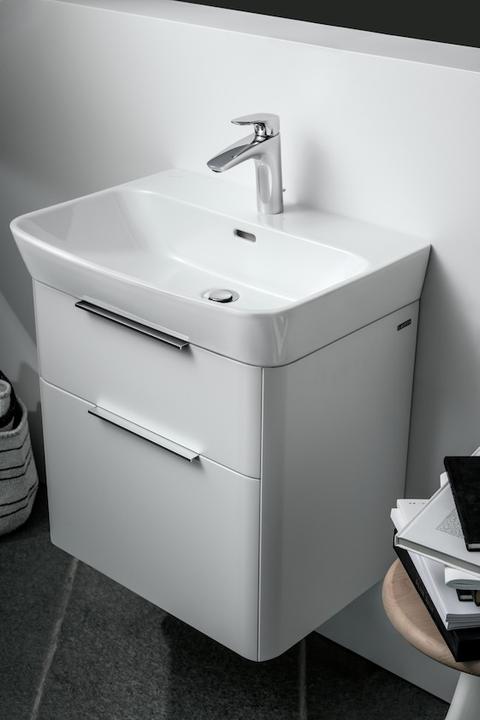 Produktbild Laufen MODERNA R Waschtisch 54x43,5x16,5cm, ohne Hahnloch, weiss (165 mm, 540 mm)