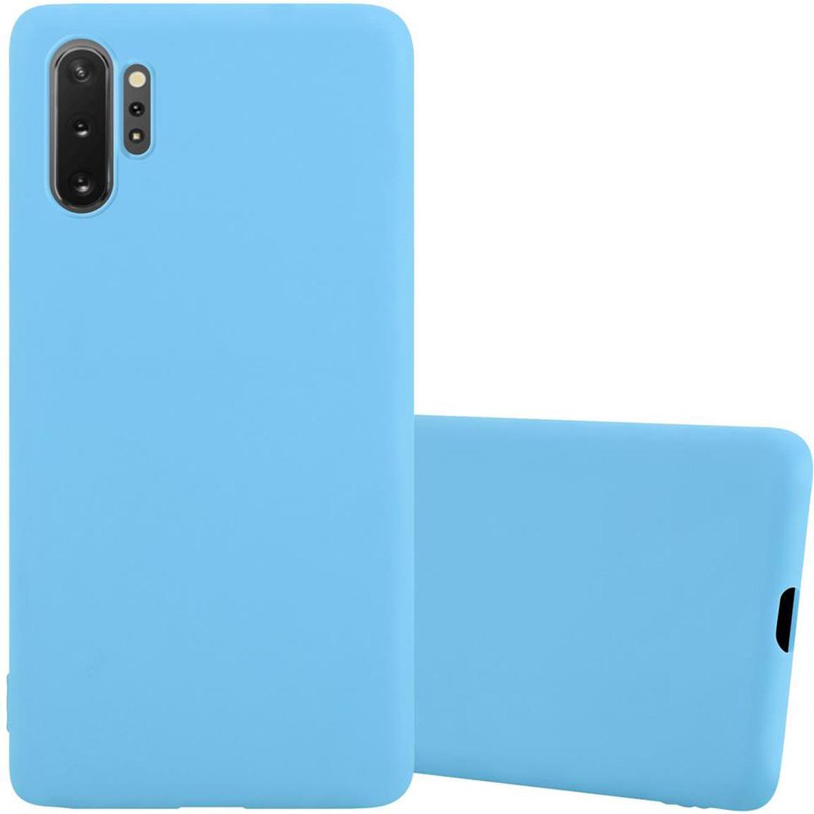 Cadorabo TPU Candy Cover (Samsung Galaxy Note 10 Plus), Smartphone Hülle, Blau