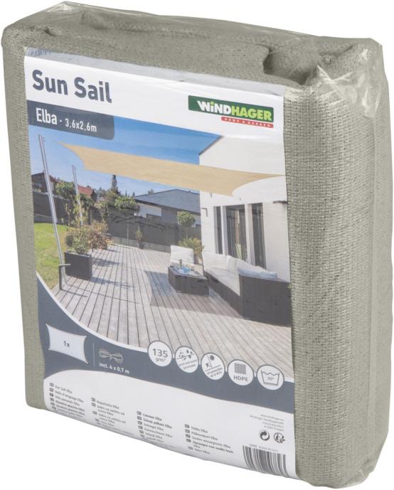 Image du produit Windhager Sun Sail ELBA Rectangle