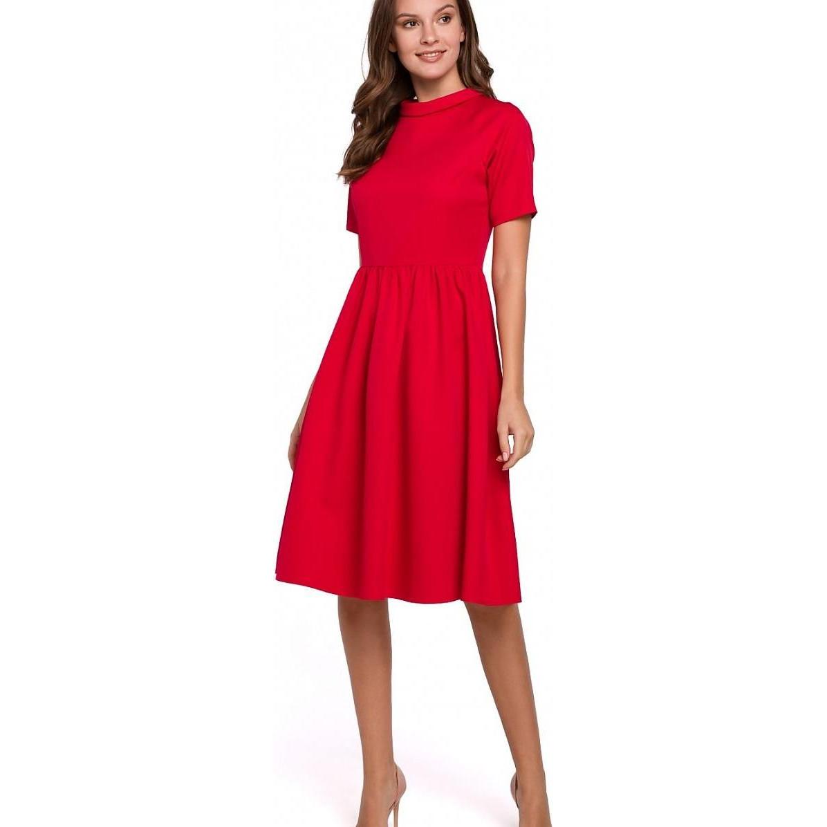 Makover, Damen, Kleider, Alltagskleid, Rot, (XXL)