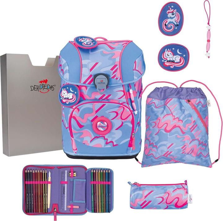 Hellblau, Magic Unicorn, Pink