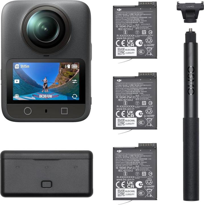 Produktbild DJI Osmo 360 Adventure Combo (50p, Bluetooth, WLAN)