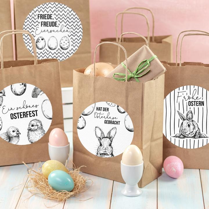 Image du produit Papierdrachen Sacs de Pâques (6x)