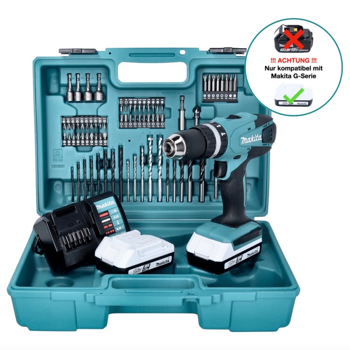 Produktbild Makita HP457DWE10 (Akkubetrieb)