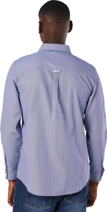 Actual product image Universal Textiles Mens Mini Grid Check Long-Sleeved Shirt (XXL)